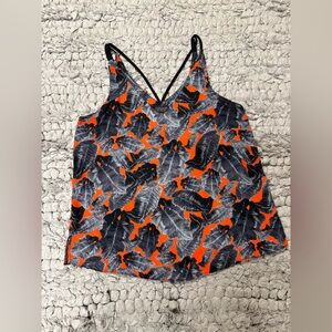 Topshop Leaf Print Tank Top